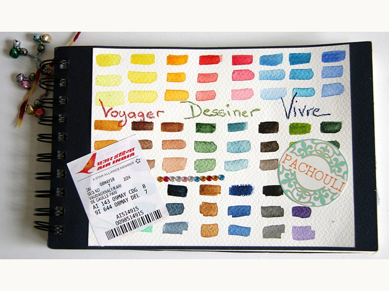Exposition 2018 – Carnet en Voyage : travail d’élève 12