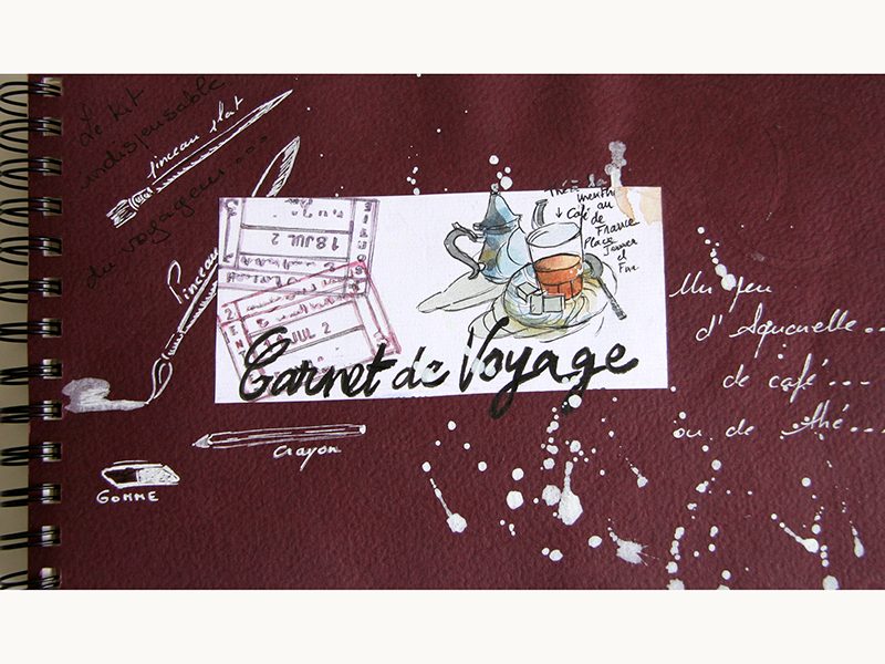 Exposition 2018 – Carnet en Voyage : travail d’élève 13