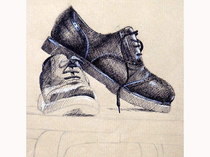 Exposition 2018 – Dessin d&rsquo;Observation : travail d’élève 22