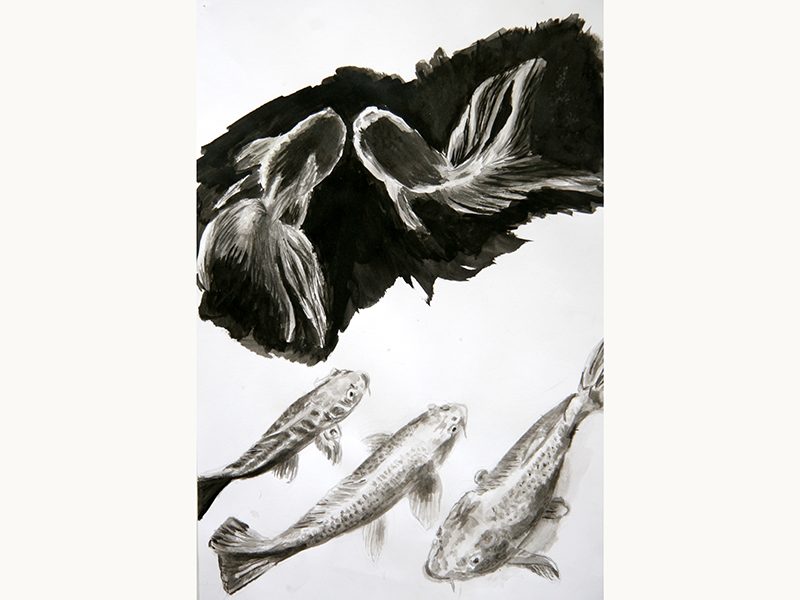 Exposition 2018 – Dessin d&rsquo;Observation : travail d’élève 9