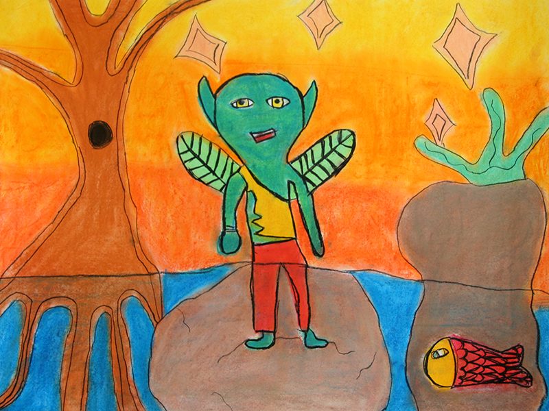 Exposition 2018 – Enfants : travail d’élève 8