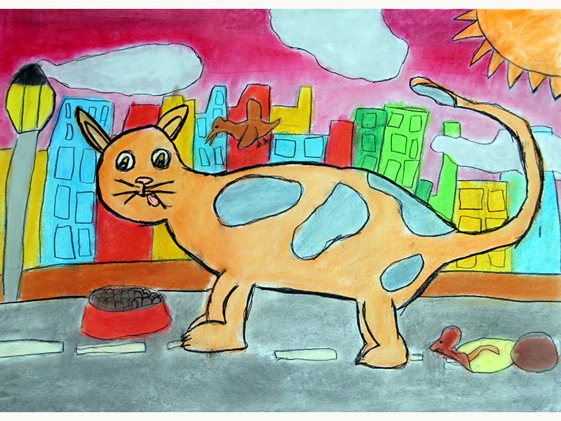 Exposition 2018 – Enfants : travail d’élève 5