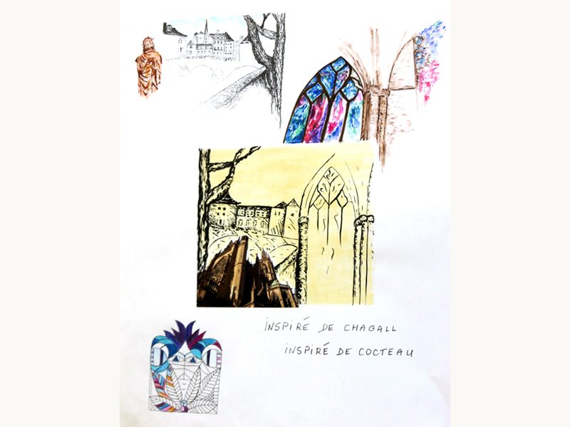 Exposition 2015 – DESSIN D&rsquo;OBSERVATION : travail d’élève 8