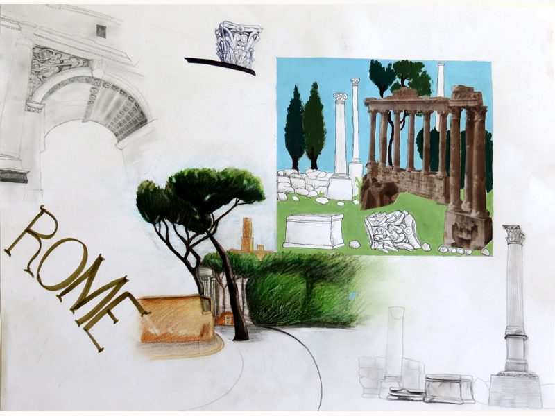 Exposition 2015 – DESSIN D&rsquo;OBSERVATION : travail d’élève 15