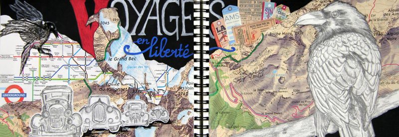 Exposition 2020 – Carnet en Voyage : travail d’élève 3