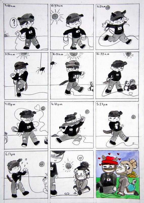 Exposition 2020 – BD/Illustration : travail d’élève 5