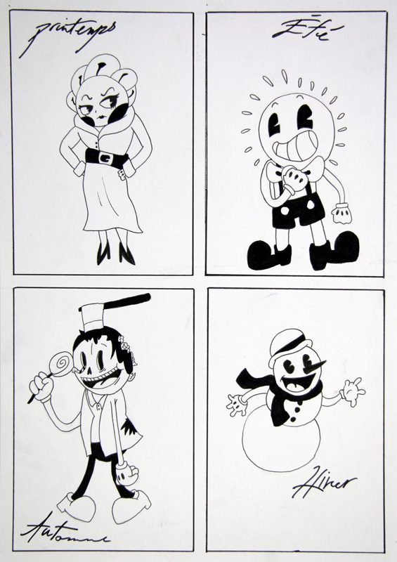 Exposition 2020 – BD/Illustration : travail d’élève 6