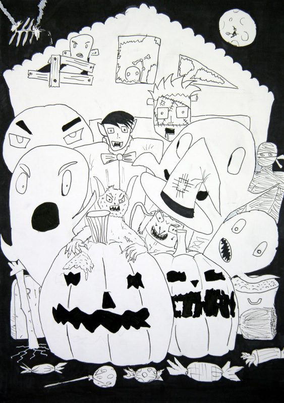 Exposition 2020 – BD/Illustration : travail d’élève 21