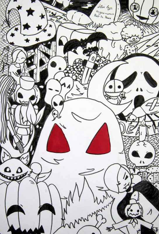 Exposition 2020 – BD/Illustration : travail d’élève 15