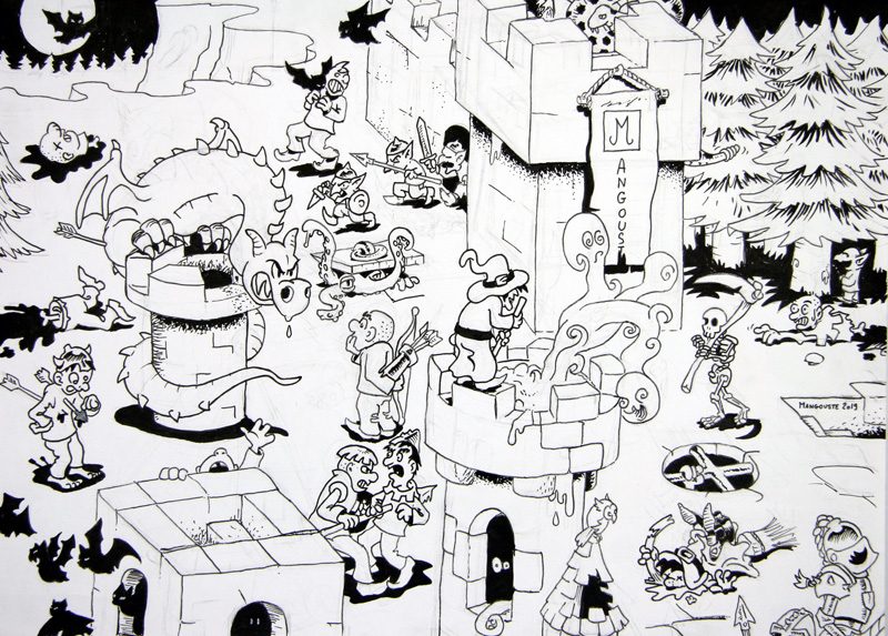 Exposition 2020 – BD/Illustration : travail d’élève 14