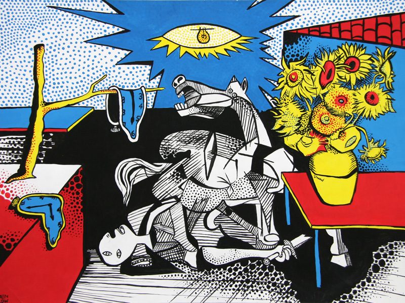 Exposition 2020 – Arts Plastiques : travail d’élève 23
