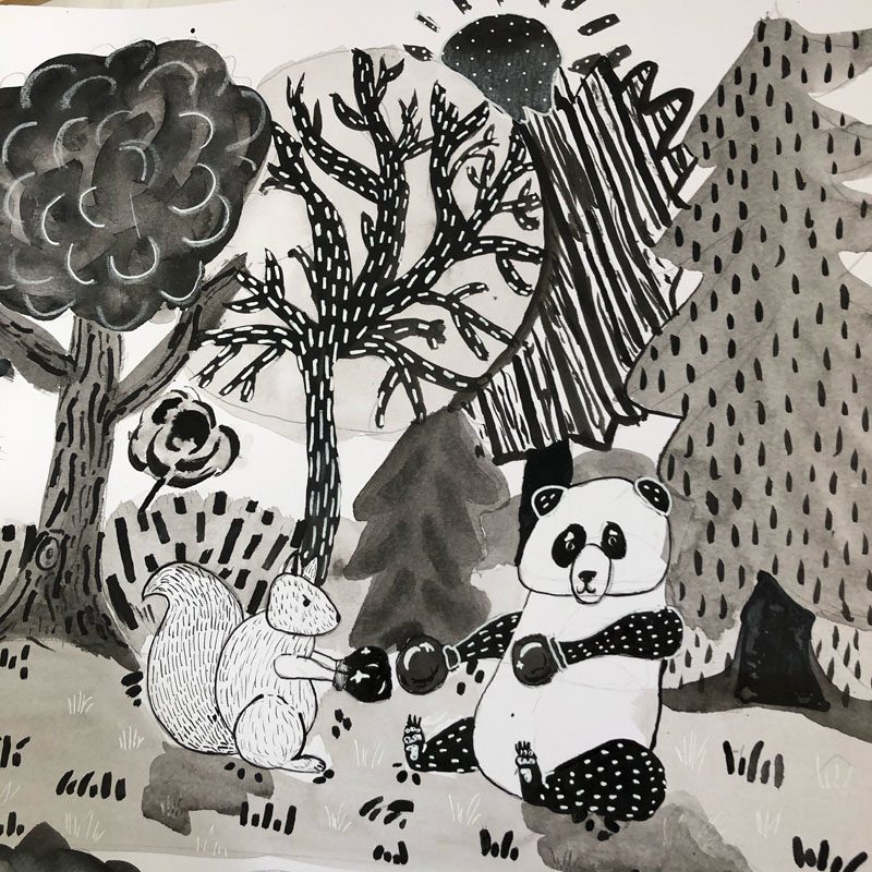 Exposition 2021 – Enfants : travail d’élève 42