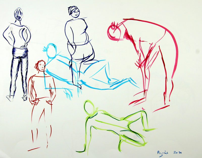 Exposition 2021 – Dessin d’Observation : travail d’élève 16