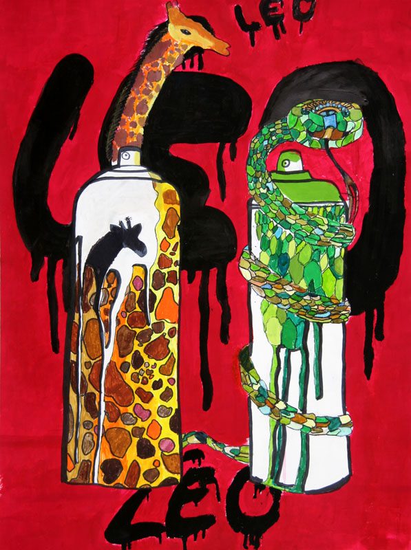 Exposition 2021 – Arts Plastiques : travail d’élève 29
