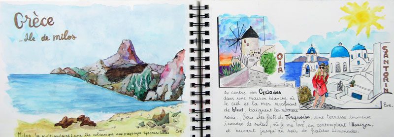 Exposition 2021 – Carnet en Voyage : travail d’élève 11