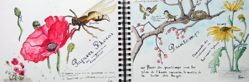 Exposition 2021 – Carnet en Voyage : travail d’élève 7