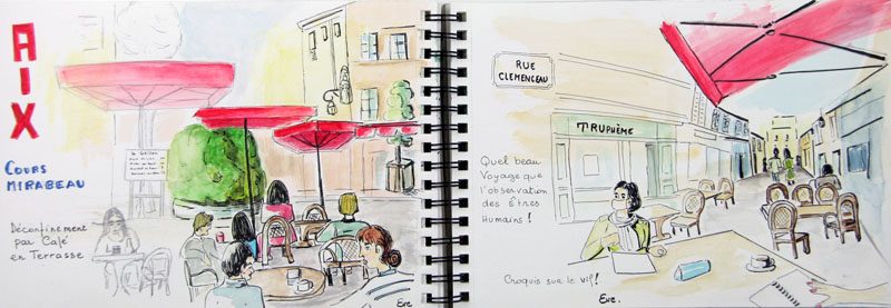Exposition 2021 – Carnet en Voyage : travail d’élève 6