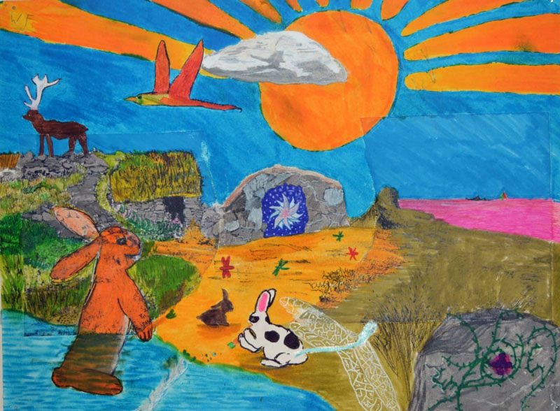 Exposition 2021 – Enfants : travail d’élève 1