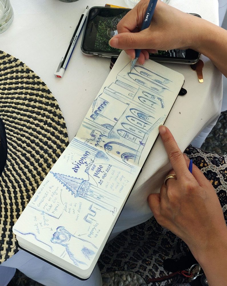 Exposition 2022 – Carnet en Voyage : travail d’élève 3