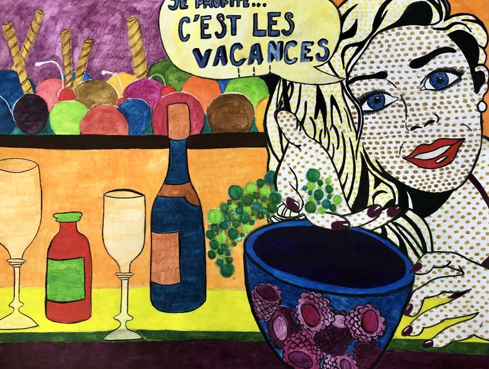 Exposition 2022 – Arts Plastiques : travail d’élève 5