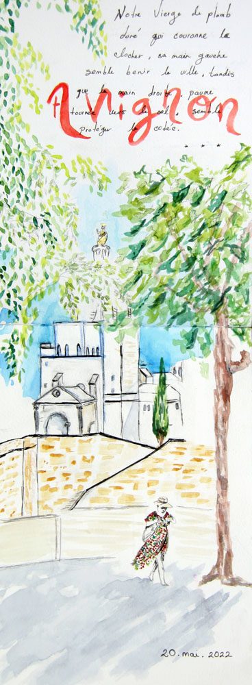 Exposition 2022 – Carnet en Voyage : travail d’élève 14