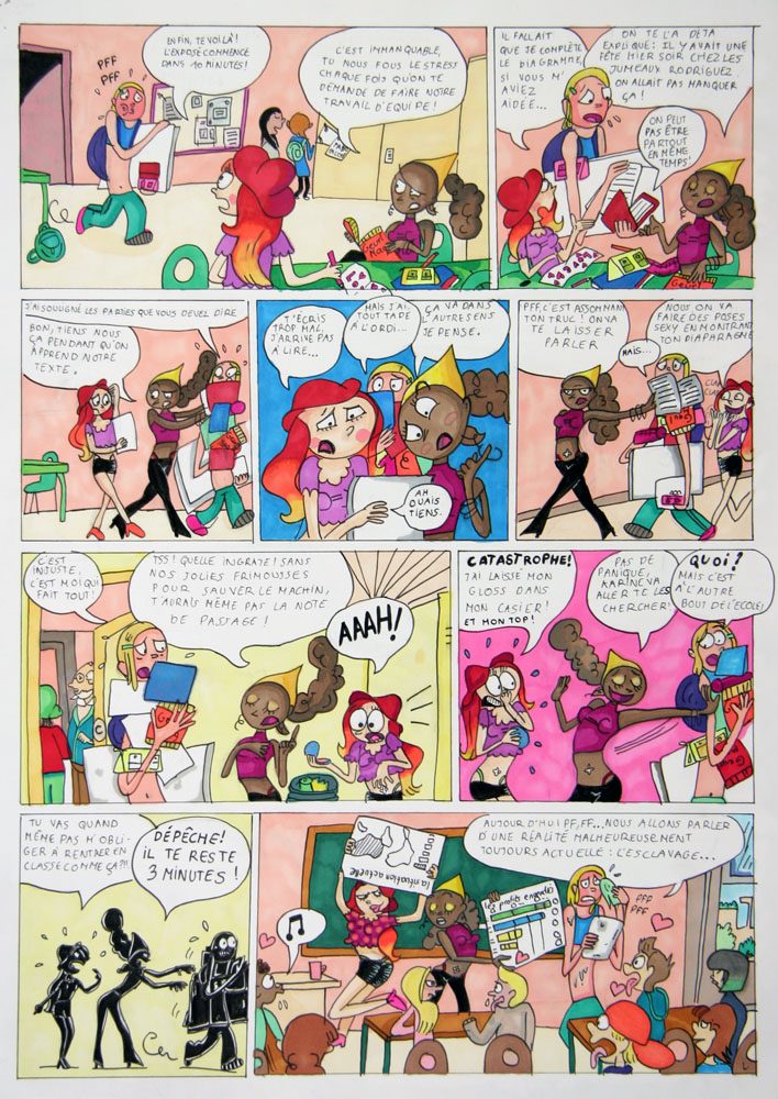 Exposition 2022 – BD/Illustration : travail d’élève 34