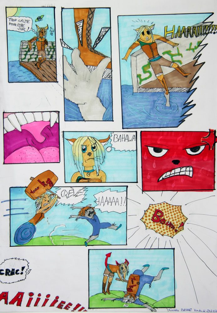 Exposition 2022 – BD/Illustration : travail d’élève 28