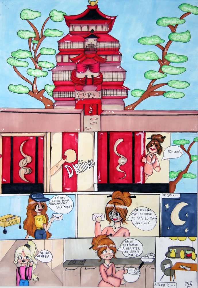 Exposition 2022 – BD/Illustration : travail d’élève 10