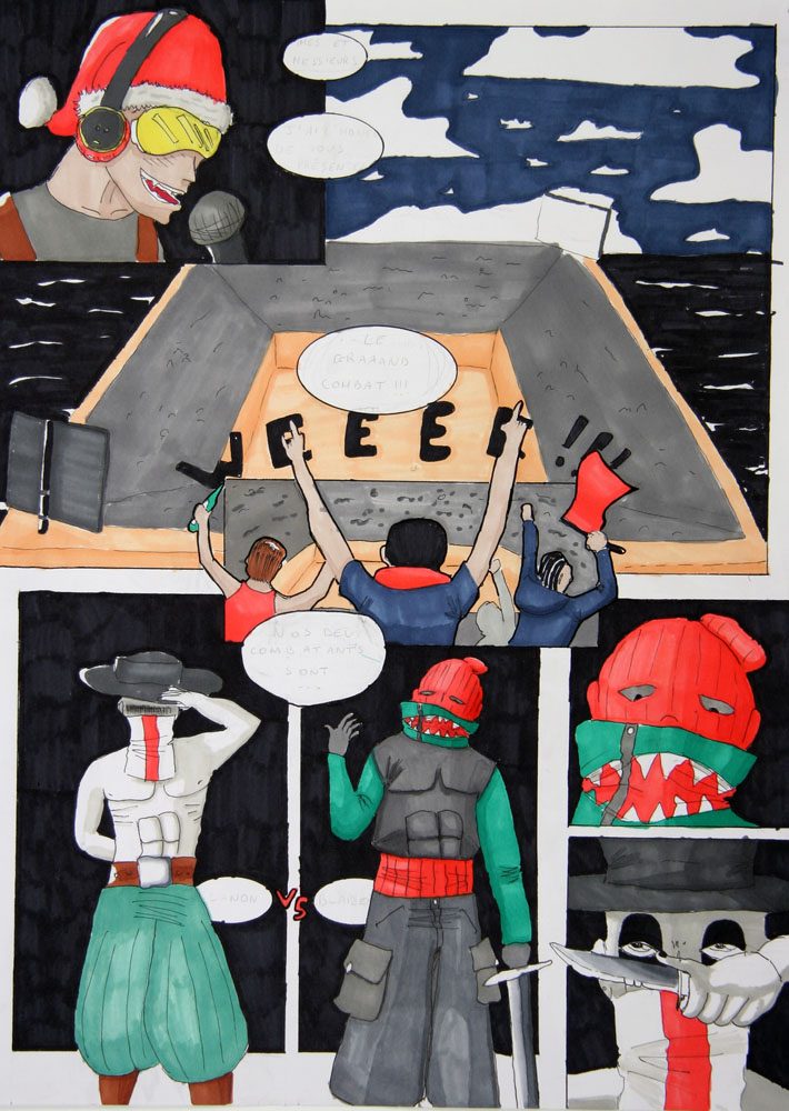 Exposition 2022 – BD/Illustration : travail d’élève 18