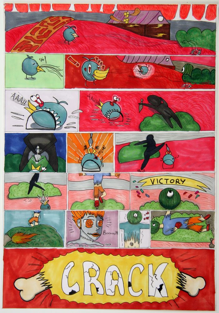 Exposition 2022 – BD/Illustration : travail d’élève 17