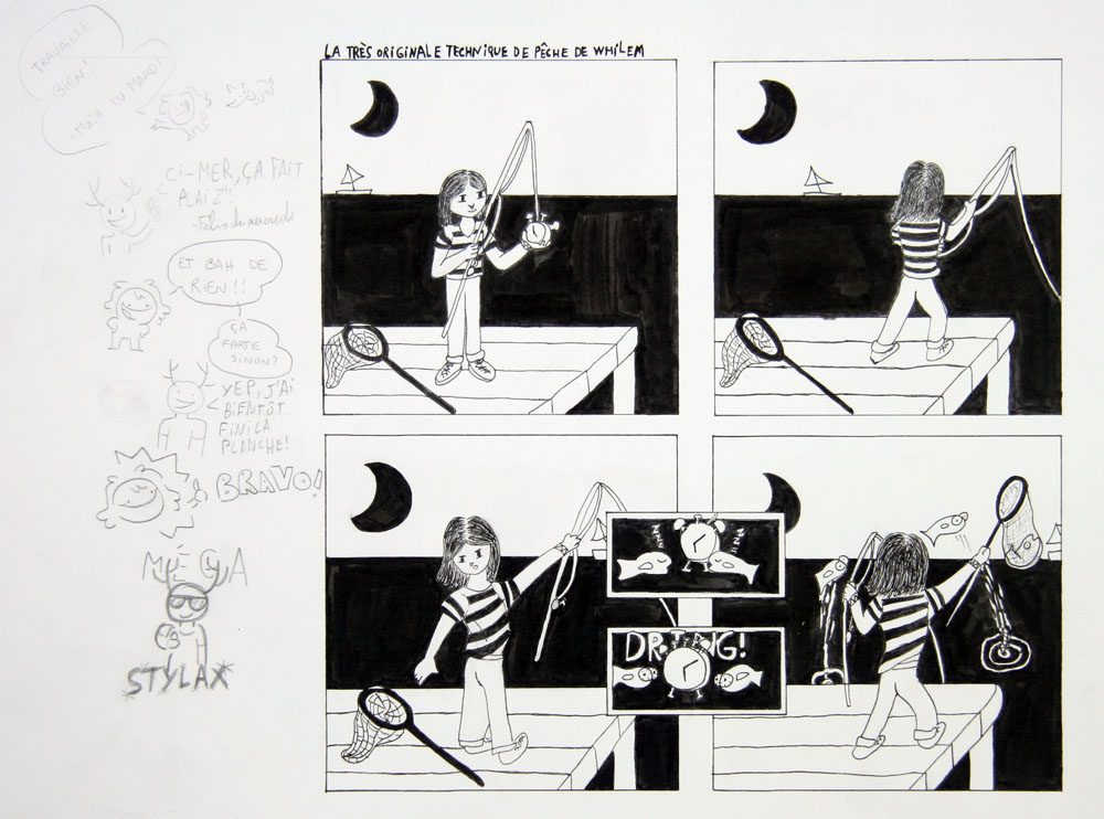 Exposition 2022 – BD/Illustration : travail d’élève 13