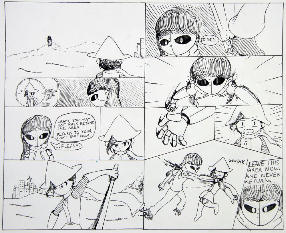 Exposition 2022 – BD/Illustration : travail d’élève 9
