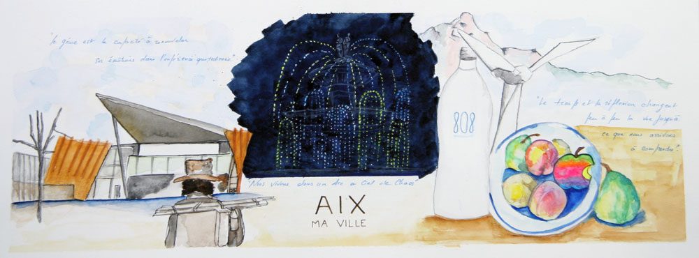 Exposition 2022 – Carnet en Voyage : travail d’élève 7
