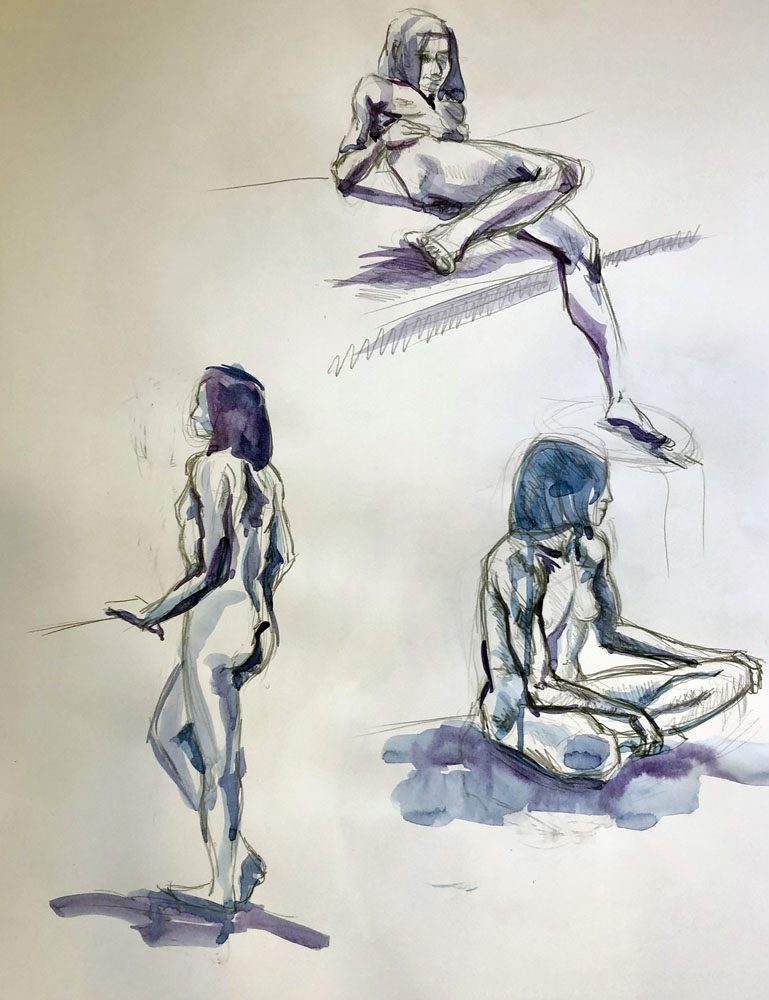Exposition 2022 – Dessin d’Observation : travail d’élève 4