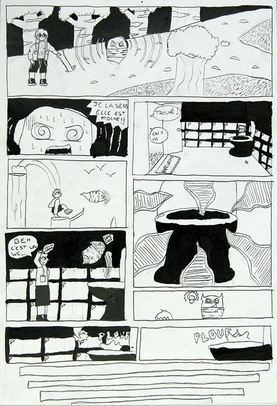 Exposition 2023 – BD/Illustration : travail d’élève 26