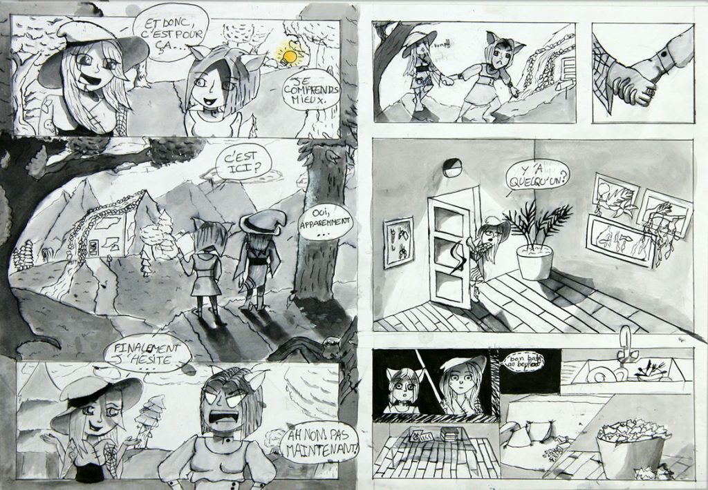 Exposition 2023 – BD/Illustration : travail d’élève 25