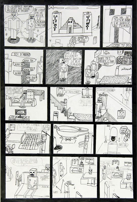 Exposition 2023 – BD/Illustration : travail d’élève 18