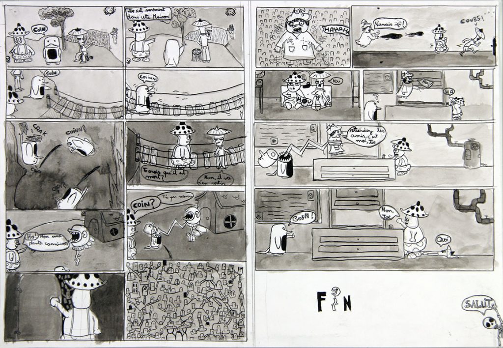 Exposition 2023 – BD/Illustration : travail d’élève 12