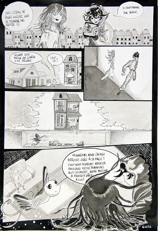 Exposition 2023 – BD/Illustration : travail d’élève 10