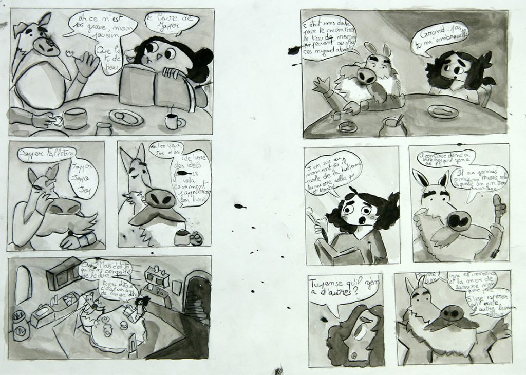 Exposition 2023 – BD/Illustration : travail d’élève 7
