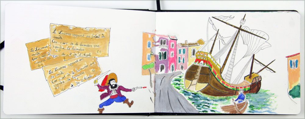 Exposition 2024 – Carnet en Voyage : travail d’élève 24