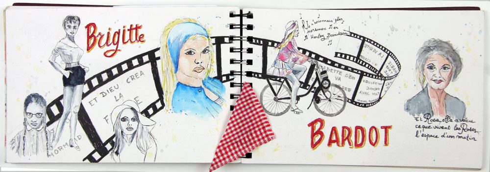 Exposition 2024 – Carnet en Voyage : travail d’élève 9