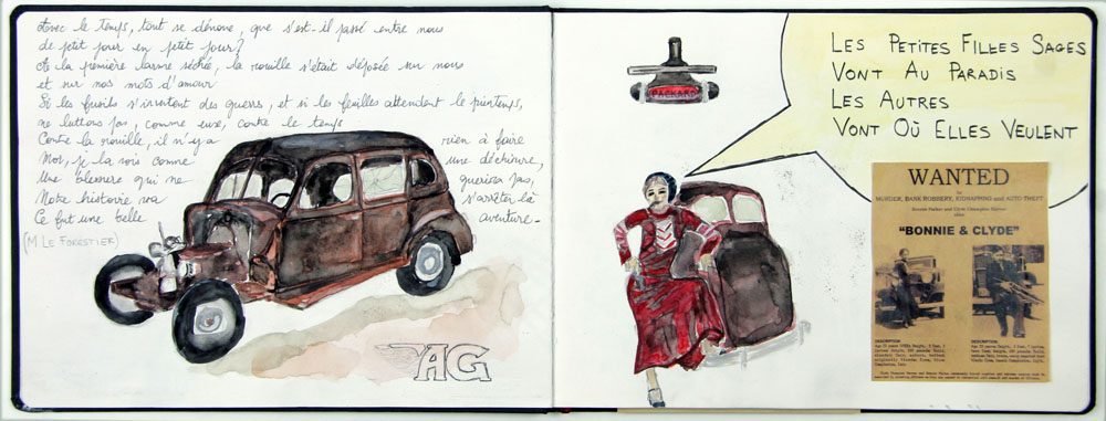 Exposition 2024 – Carnet en Voyage : travail d’élève 8