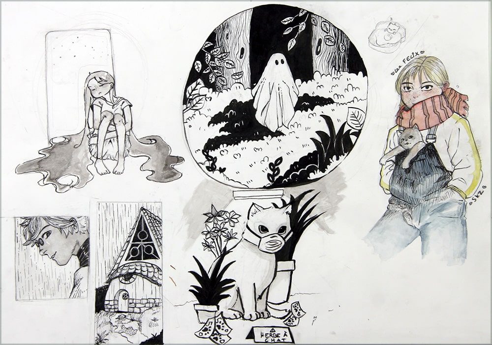 Exposition 2024 – BD/Illustration : travail d’élève 13