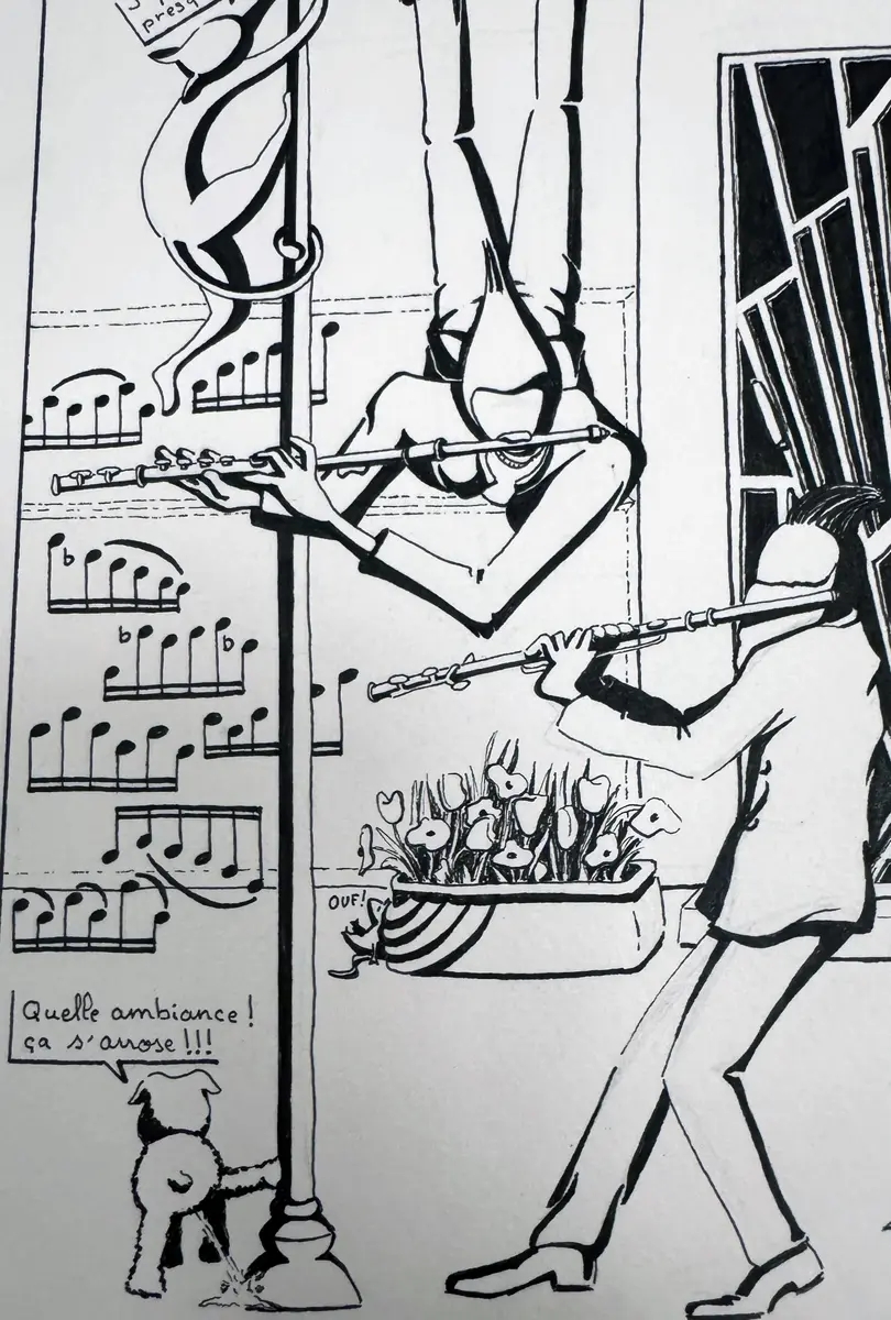 Travail d’élève – cours BD / Illustration