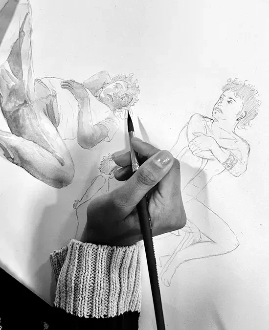 Travail d’élève – cours Dessin d’observation