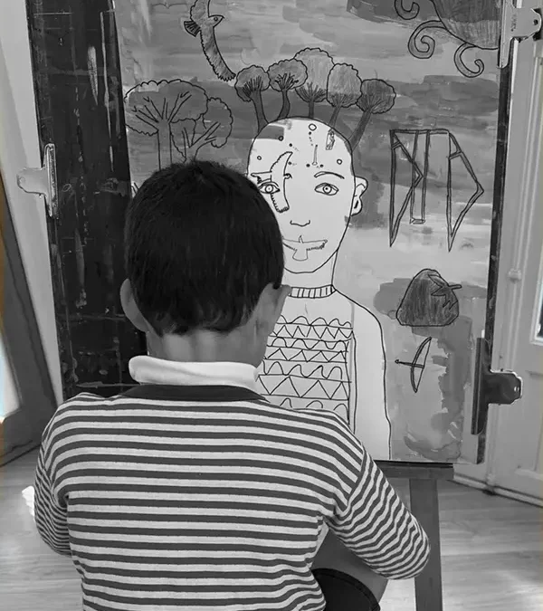 Travail d’élève – cours Arts plastiques enfants